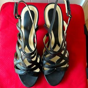 Strapped 3.5” heel shoes